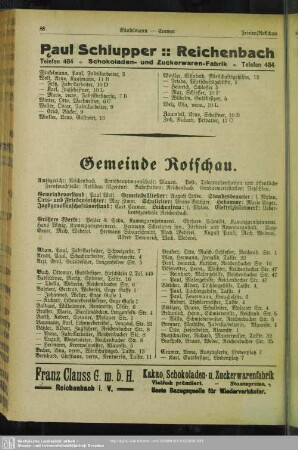 Gemeinde Rotschau