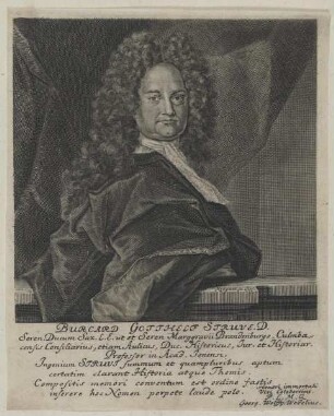 Bildnis des Burcard Gotthelf Struve