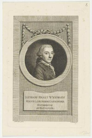 Bildnis des Iohann Ernst Wichmann