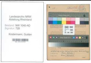 Entnazifizierung Gustav Kindermann , geb. 14.07.1915 (Preispruefer)