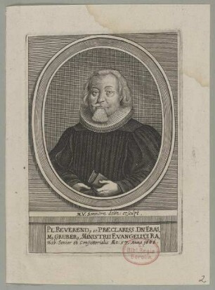Bildnis des Erasmus Gruberus