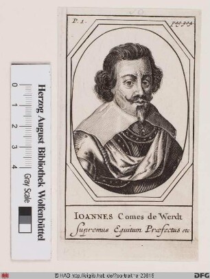 Bildnis Johann von Werth (1634 Reichsfrhr., 1647 Reichsgraf) (gen. auch Jan van Weert)
