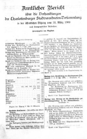 31. März 1909