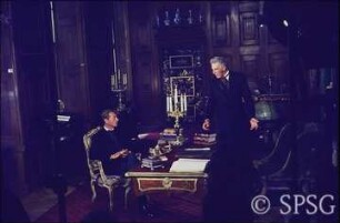 Berlin, Schloss Charlottenburg, Filmaufnahmen "Der Schatz der Atzteken" mit Lex Barker.