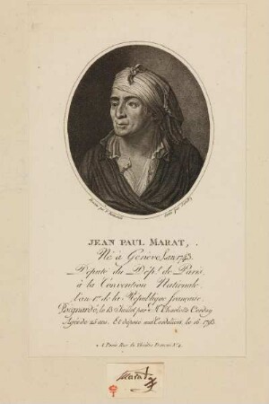 Bildnis des Jean Paul Marat