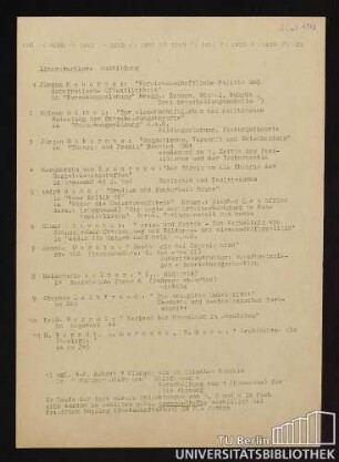 Literaturliste Ausbildung
