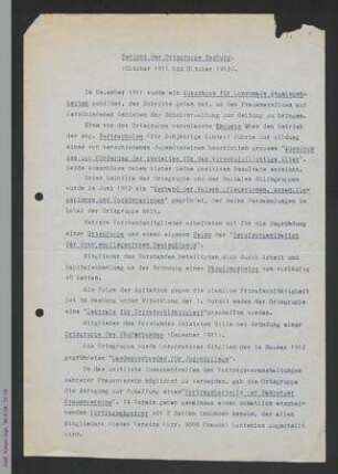 Bericht der Ortsgruppe Hamburg