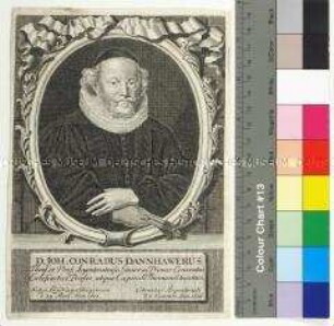 Porträt des Theologen und Rhetorikprofessors Johannes Conrad Dannhauer