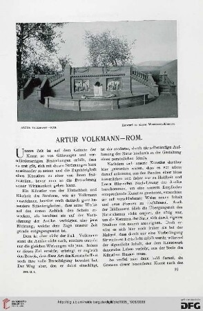 Arthur Volkmann - Rom