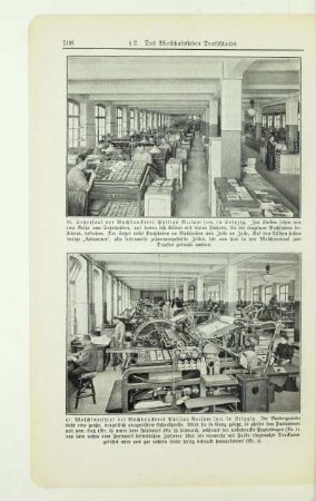Maschinensaal der Buchdruckerei Phillip Reclam jun. in Leipzig