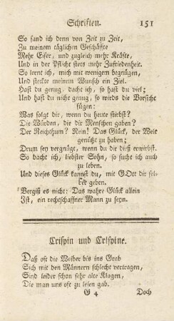 Crispin und Crispine