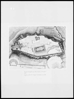 Plan der Akropolis von Athen nach J. A. Kaupert
