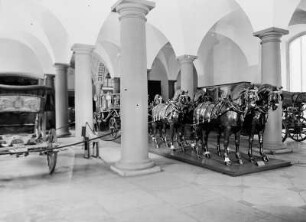 Johanneum, Inneres, Erdgeschoss, Ostflügel, Dresden, Historisches Museums, Galawagen König Alberts