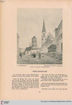 Vom Schaffen