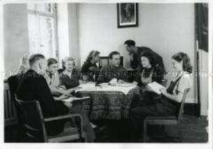 Lesezimmer des Volkseigenen Gutes Friedrichswerth
