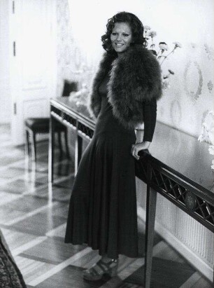 Claudia Cardinale im Schloss Bellevue