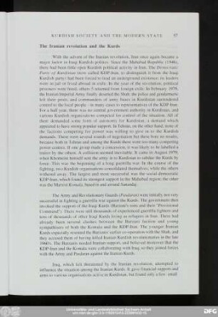 The Iranian revolution and the Kurds