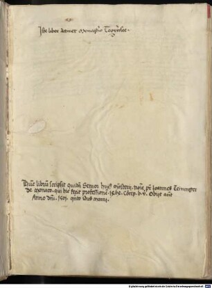 Guilhelmi Peralt summa virtutum, a Johanne Teininger de Monaco scripta - BSB Clm 18305