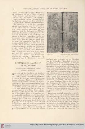 Romanische Malereien in Prüfening