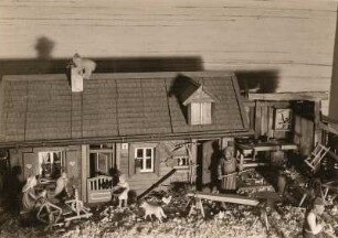 Oberbayrische Krippe des Handwerksmeisters Josef Wolf : Oberbayrische Krippe des Handwerksmeisters Josef Wolf. Holz, geschnitzt