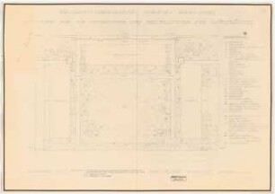 Gartenanlage Panzerabwehrkaserne, Spremberg: Grundriss, Bepflanzungsplan 1:200