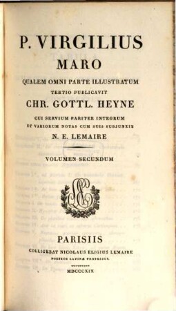 P. Virgilius Maro, 2. [Aeneidos liber 1 - 4]