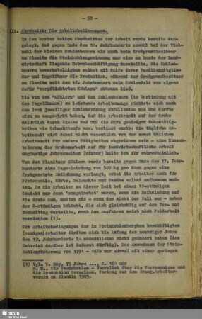 III. Abschnitt: Die Arbeitsbedingungen