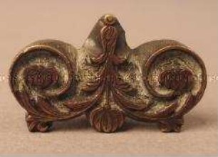 Prägepunze (ohne Griff), Blumenornament