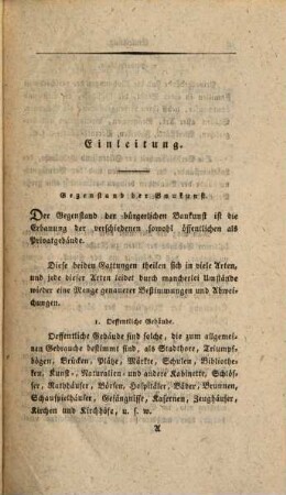 Grundlinien der bürgerlichen Baukunst