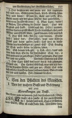 I. Von der wahren Busse und Bekehrung.