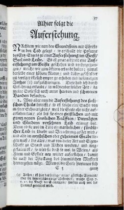 Alhier folgt die Auferstehung.