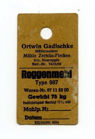 Mühle Zechlin-Flecken