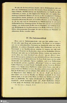 IV. Zusammenschluß