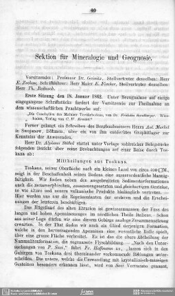 Sektion für Mineralogie und Geognosie