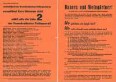 Flugblatt an die "Bauern und Weingärtner" zur Wahl der verfassungsgebenden Landesversammlung von der Demokratischen Volkspartei (Verantw. Willy Dürr)