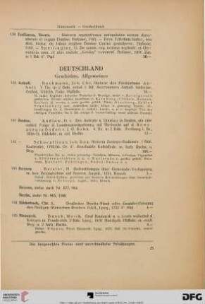 Deutschland (Nr. 140-210)