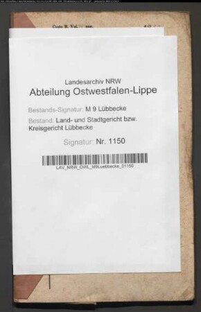 Erblasser: Schloemann, Heinrich Christian: