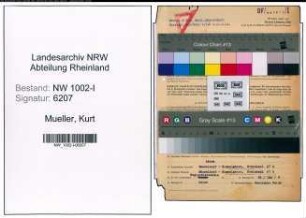Entnazifizierung Kurt Mueller, geb. 16.02.1888 (Werkmeister)