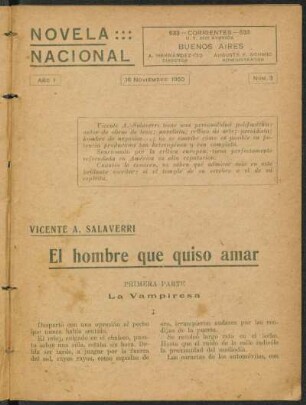 1920000300: El hombre que quiso amar
