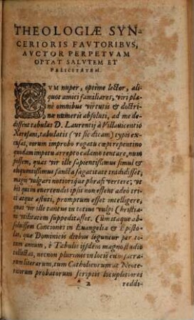Conciones In Evangelia Et Epistolas, Qvae Festis Totivs Anni Diebvs populo in Ecclesia proponi solent, 1. Pars Hyemalis