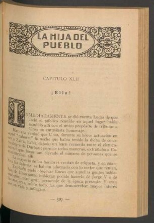 Capítulo XLII - ¡Ella!
