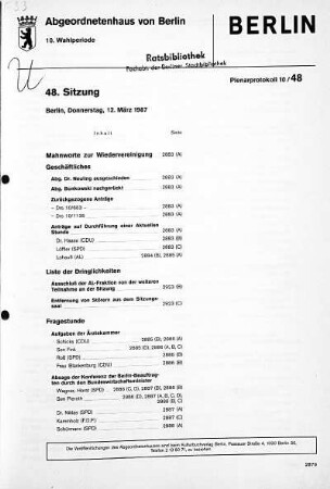 Nr. 48, 12. März 1987