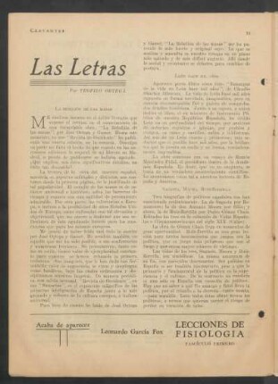 Las letras