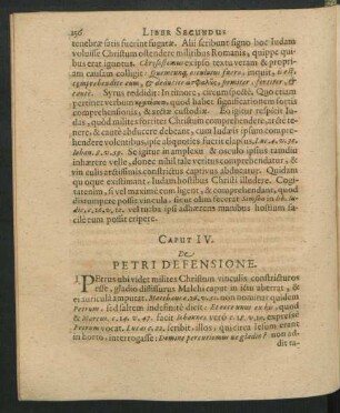 Caput IV. De Petri Defensione.