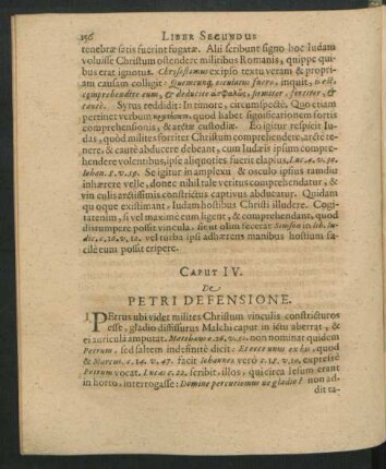 Caput IV. De Petri Defensione.