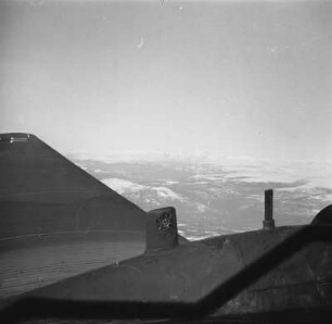Luftbildaufnahme einer Gebirgslandschaft : Luftbildaufnahme einer Gebirgslandschaft.