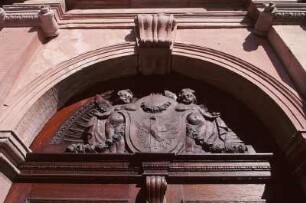 Deutschland. Baden Württemberg. Heidelberg. Altstadt. Heiliggeistkirche. Seitenportal