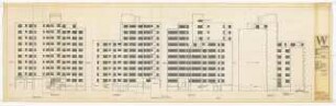 Wohnungsbau, Stadtsanierung Wedding Abschnitt II/VI, Demminerstraße, Ruppiner Straße, Berlin: Haus 7 Ansichten Balttnummer 180, 1:100
