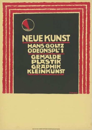Neue Kunst Hans Goltz. Gemälde Plastik Graphik Kleinkunst