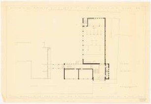 Evangelisches Gymnasium »Zum Grauen Kloster«, Berlin-Wilmersdorf Erweiterungsbau: Grundriss Erdgeschoss 1:100